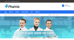 Desktop Screenshot of dutyfreepharma.com